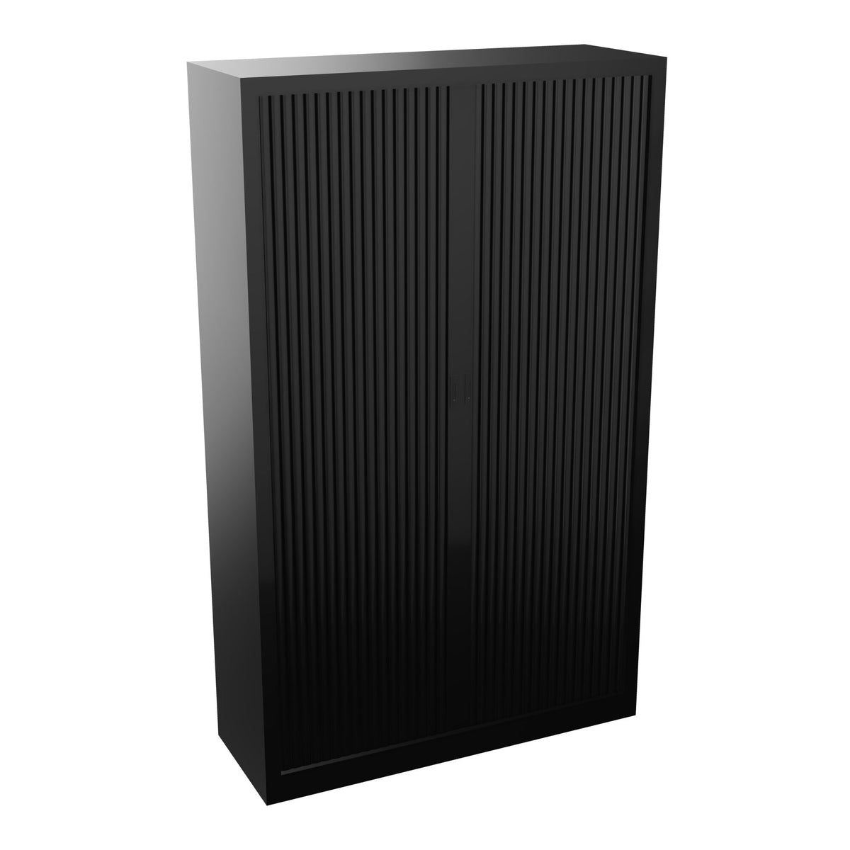 Armoire haute à rideaux en métal noir, 198 cm de hauteur, compatible avec le système de classement Novaclass