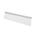 Novastrip, profil télescopique en aluminium avec brosse blanche, rail de maintien du système Novaclass