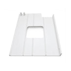 Novatab, supports latéraux blancs en ABS avec fixation auto-agrippante, pour le rail Novastrip